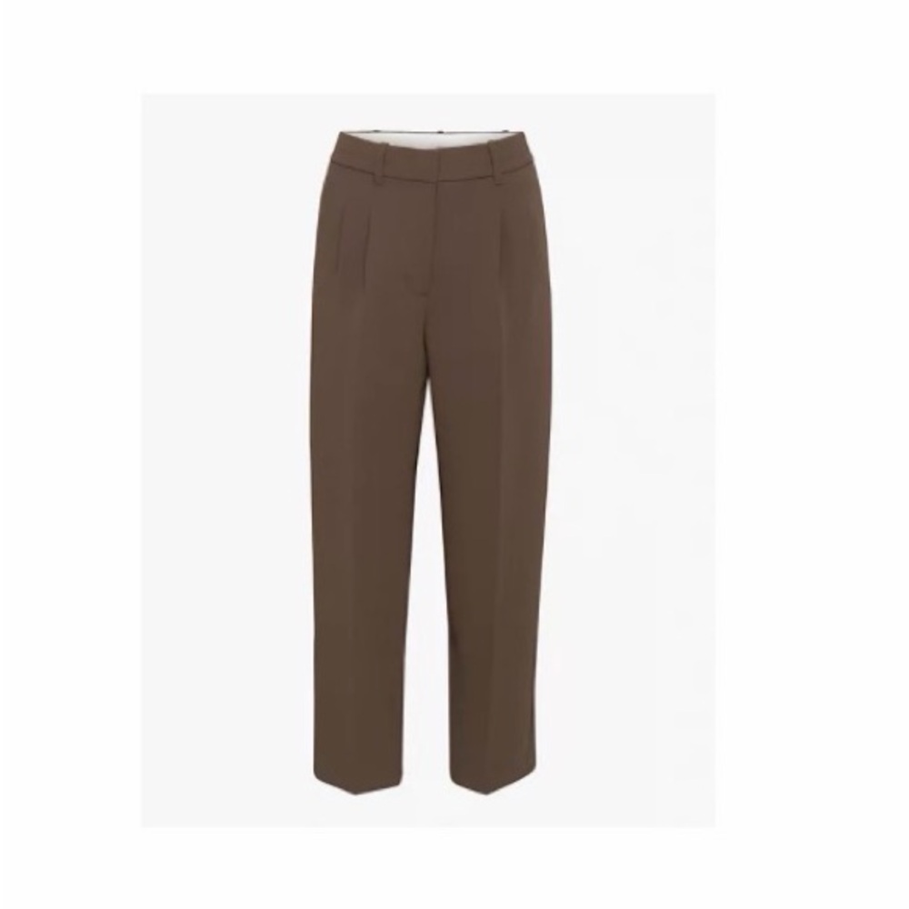 Wilfred Carrot pants in rich mocha Brown 4